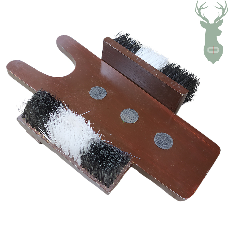 Shoe cleaner with brushes