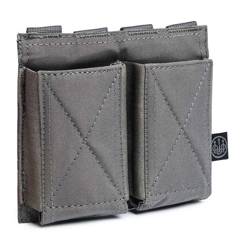 Open Top Double 5.56 magazine carrier - Wolf Grey