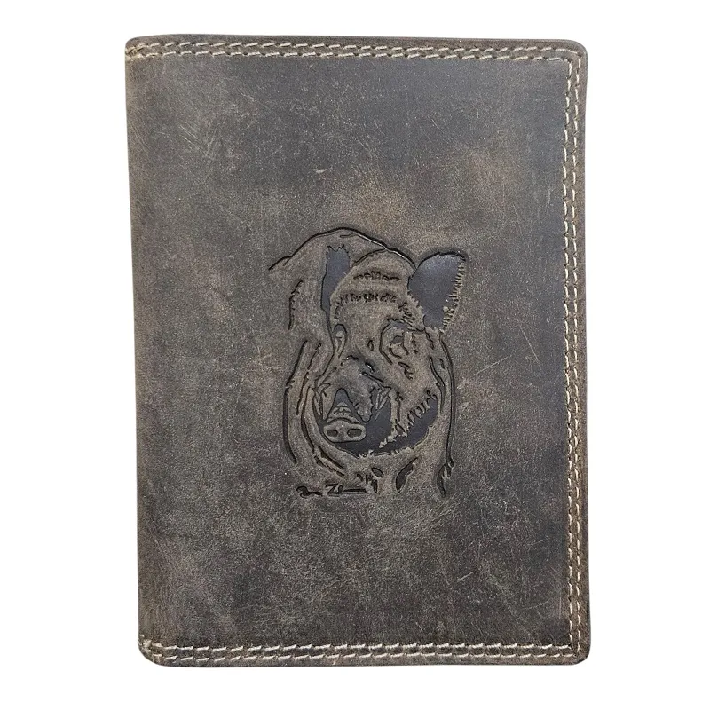 Giorgio Carelli leather wallet - Wild boar I