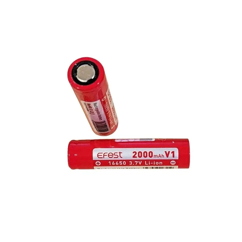 EFEST Rechargeable battery 16650 Li-ion 2000mAh 3,7V