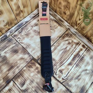 MOULDED-PAD SLING-Black neoprene rifle belt without strap