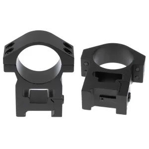 BAUER Mounting Kit d=30 mm, High (Height=24,5mm, for Weaver, Stop-Pin, aluminium)