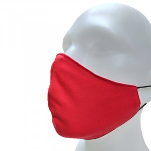 Cotton drape - red