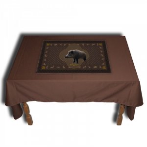 Wild Zone - Tablecloth - set - Wild boar 70x39cm and 140x140cm