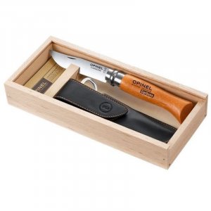 Opinel N08 carbon with sheath