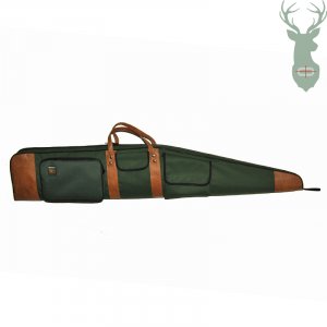 Gun case with 3 pockets with leatherette