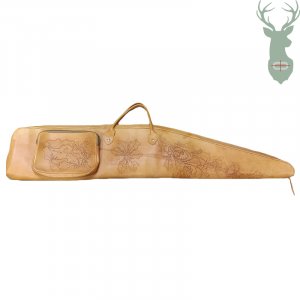 Gun case leather - wild boar