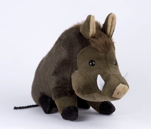 Big plush wild boar