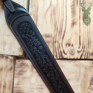 Forest Leather Rifle Belt - Brown