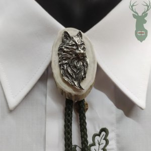 Hunting tie Bolo - Wolf II