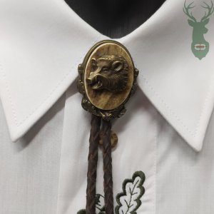 Hunting tie Bolo - Exclusive Wild boar