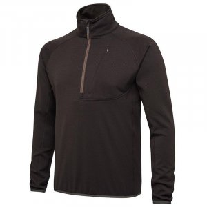 Ceramic Face Fleece Sweatshirt - Brown Bark
