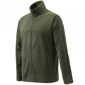 Full Zip Fleece Sweatshirt - Green