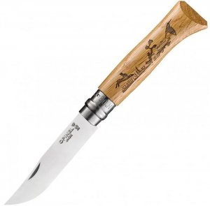 Opinel N08 Inox Animalia Hare 002333 knife