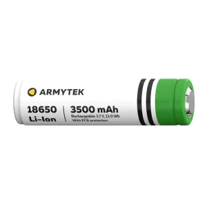 Armytek 18650 Li-Ion battery with PCB 3500 mAh