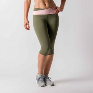 AMINA short sports leggings darkgreen