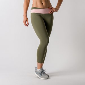 ELYSE sports leggings darkgreen