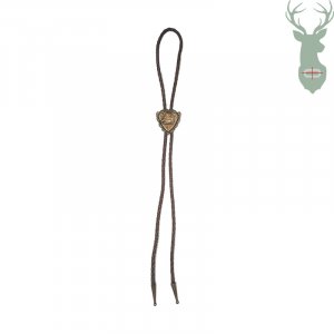 Tie with wild boar motif