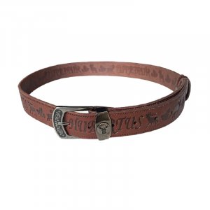 Hubertus leather belt - brown