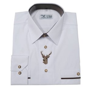 LUKO men's suit shirt with embroidery 182115