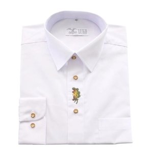 LUKO men's suit shirt with embroidery 112133