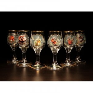 Jagerglass - Set of liqueur on a stem 30ml