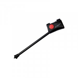 Telescopic shooting stick with support