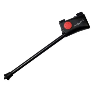 Telescopic shooting stick with support