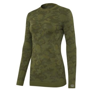 LeSaut Woman's vest - Green Camouflage