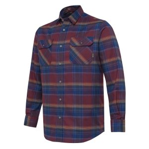 Cadet Flannel Shirt - Burgundy Check