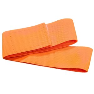 Reflective adjustable hatband - orange