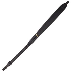 2wolfs MOOSE - Rifle shoulder strap with ammo carrier - black