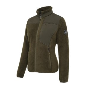 Halifax Sherpa Fleece Women's Jacket - Green Moss