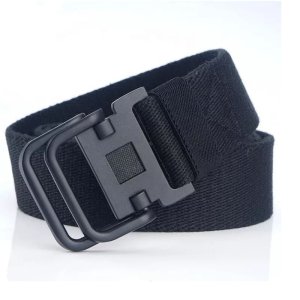 DTD canvas belt - black