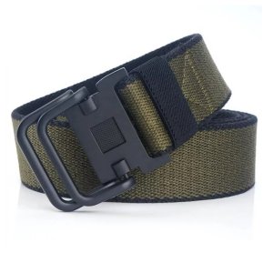 DTD canvas belt - black/green