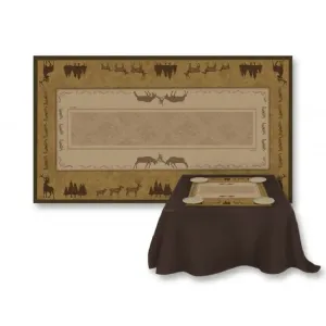 Tablecloth Hubert 70x39 cm - brown