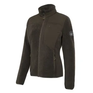 Halifax Sherpa Fleece Women's Jacket - Brown Bark