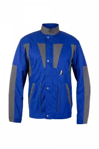 Men's work jacket DYNAMIC extended blue/grey