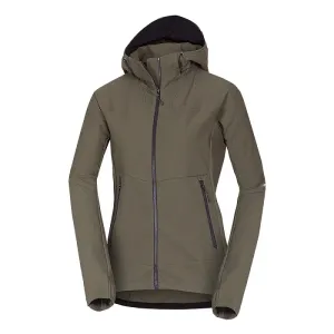CORI women's softshell jacket - dark green