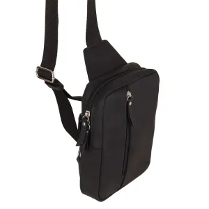 2wolfs PANDA Crossbody Bag - Black