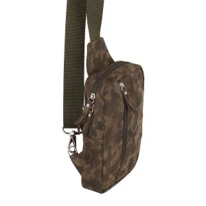 2wolfs PANDA Crossbody Bag - Green Camo