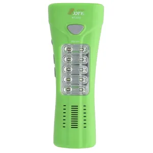 BOOTY BT-3203 flashlight with radio - green