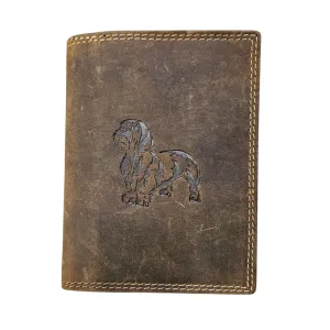 Giorgio Carelli leather document case II - Dachshund 2