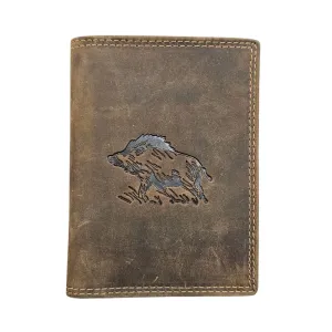 Giorgio Carelli leather wallet II. - Wild boar 2