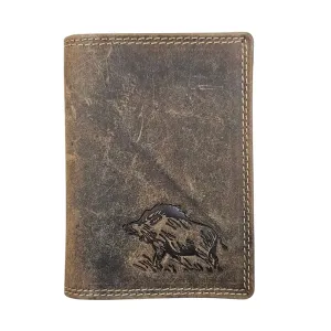 Giorgio Carelli leather wallet II. - Wild boar
