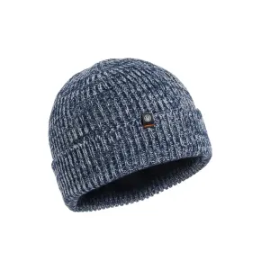 Marten Beanie Cap - Blue & Grey