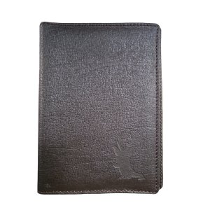Leather case for documents brown I