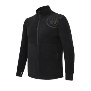 HP Logo Full Zip Fleece Sweatshirt - Black