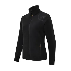 HP Logo Woman's Full Zip Fleece - Black