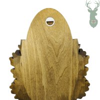 Trophy mat made of lime wood 25cm